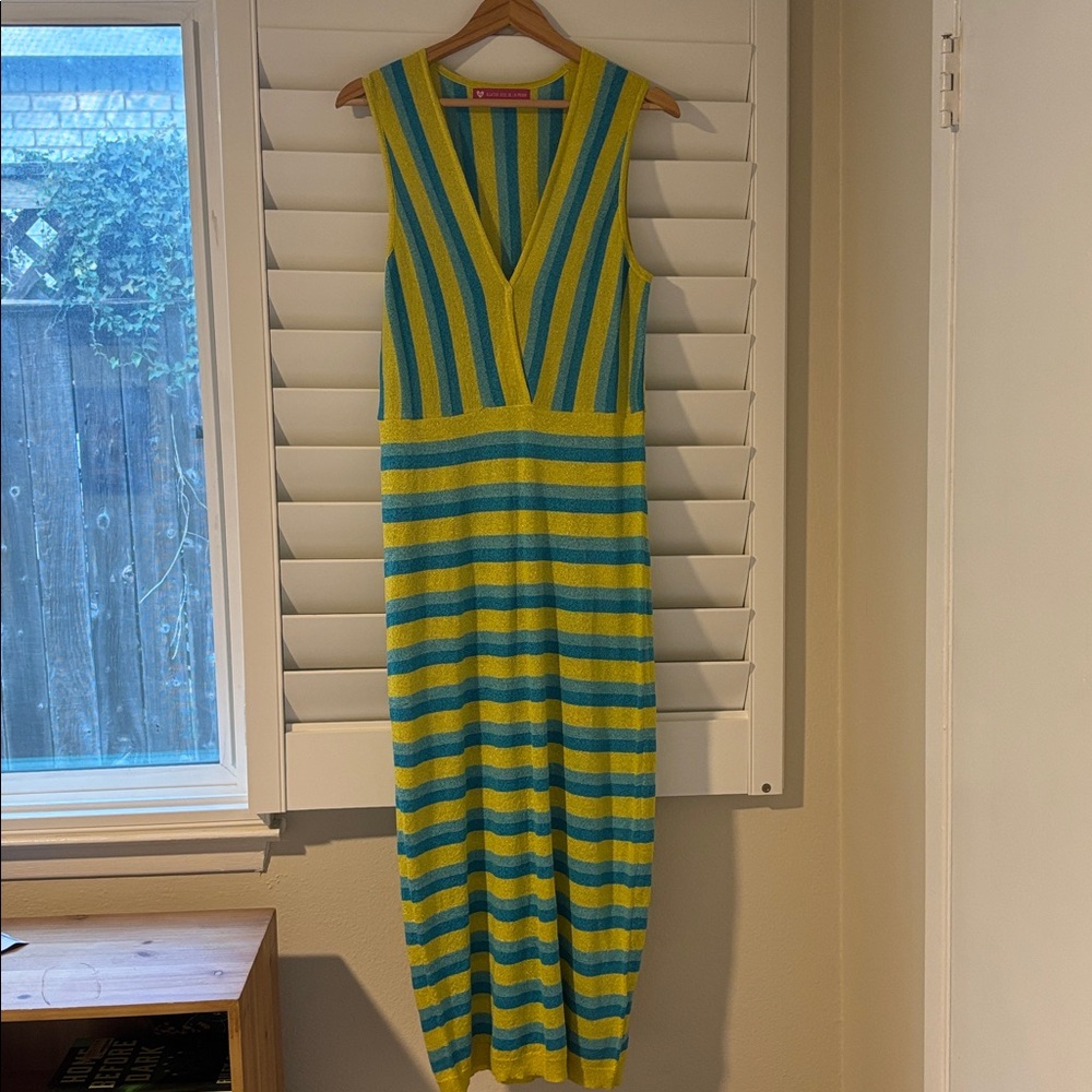 Agatha Ruiz De La Prada Striped Dress Size 42 (Medium)